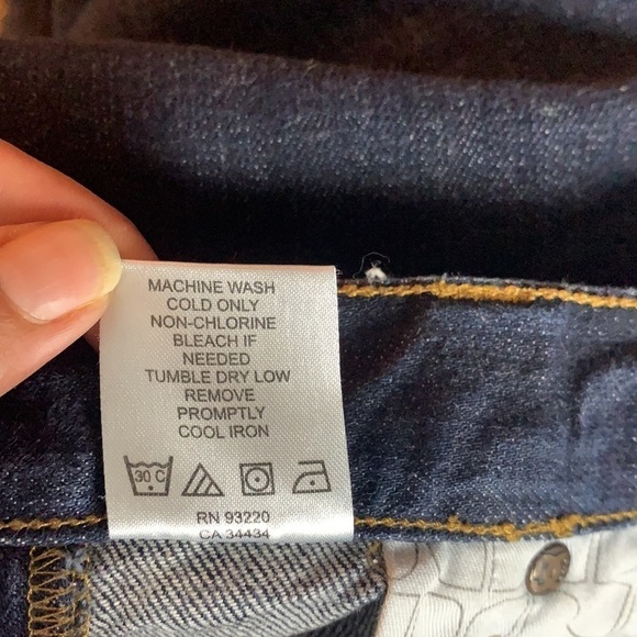 DC Dark Blue Wash Straight Fit Women’s Jeans Size 30*30 - Picture 12 of 13